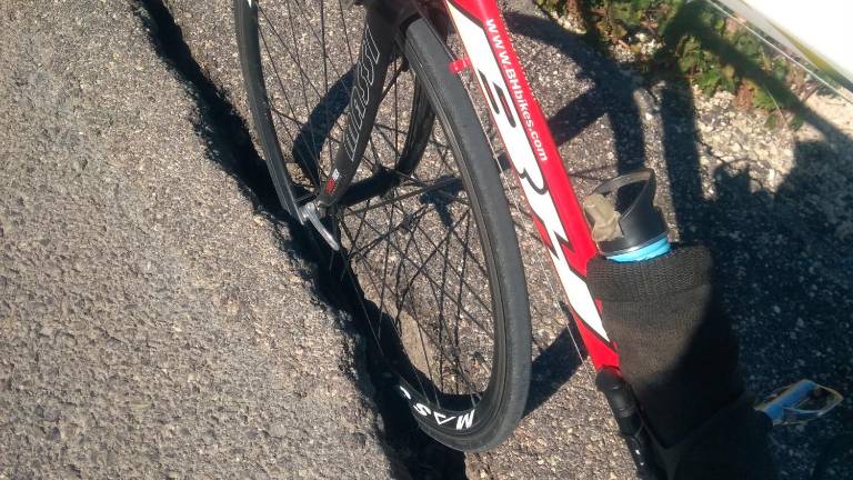 La JA-3309, un terreno peligroso para los ciclistas La JA-3309, un terreno peligroso para los ciclistas