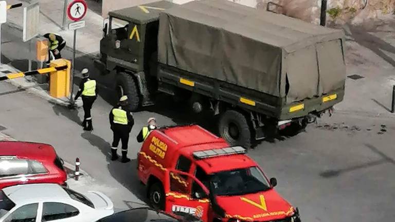 Así ha sido el despliegue de la UME en Jaén Así ha sido el despliegue de la UME en Jaén