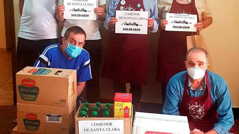 “El Dornillo” dona 500 kilos de alimentos