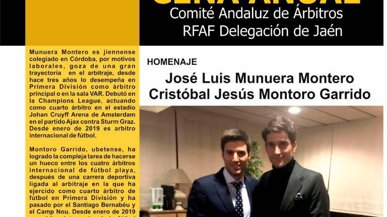 Fiesta de los árbitros jiennenses en Úbeda Fiesta de los árbitros jiennenses en Úbeda