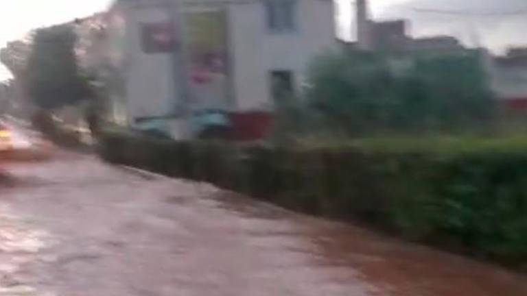 Tormenta con inundaciones en Arroyo del Ojanco Tormenta con inundaciones en Arroyo del Ojanco