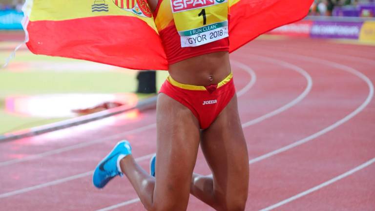 La española María Vicente, campeona de Europa sub-20 de heptatlón y récord nacional absoluto La española María Vicente, campeona de Europa sub-20 de heptatlón y récord nacional absoluto