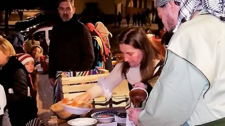 Navidad de fibra solidaria en Santiago de la Espada Navidad de fibra solidaria en Santiago de la Espada