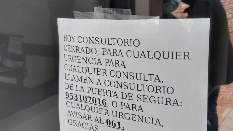 Cerrado el consultorio de Génave Cerrado el consultorio de Génave