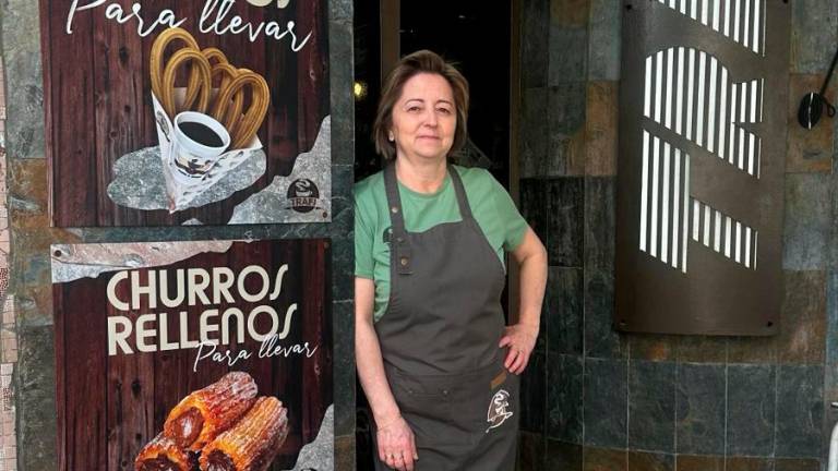 Teresa Cruz, del Café Bar Trafi: “Los churros son nuestra especialidad”