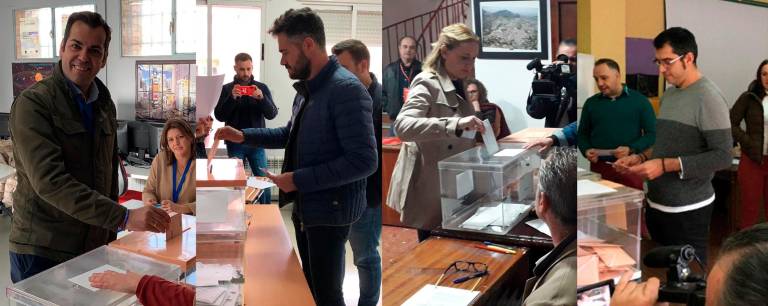 Los candidatos jiennenses ya han acudido a las urnas Los candidatos jiennenses ya han acudido a las urnas