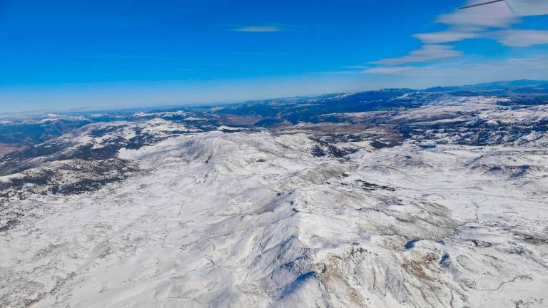 Con esta nieve reciben los Campos de Hernán Pelea el segundo temporal del año Con esta nieve reciben los Campos de Hernán Pelea el segundo temporal del año