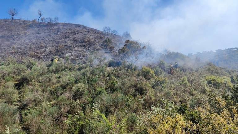 Estabilizado un incendio en Los Villares, en la Carrasquilla Estabilizado un incendio en Los Villares, en la Carrasquilla
