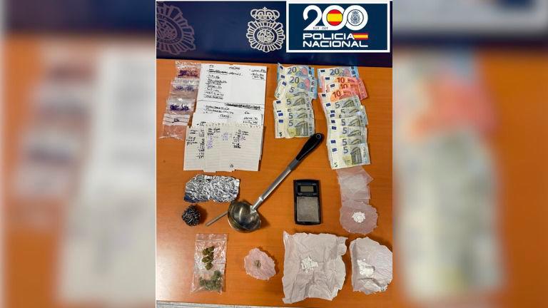 Un detenido al desarticular un punto de venta de drogas en el casco antiguo Un detenido al desarticular un punto de venta de drogas en el casco antiguo