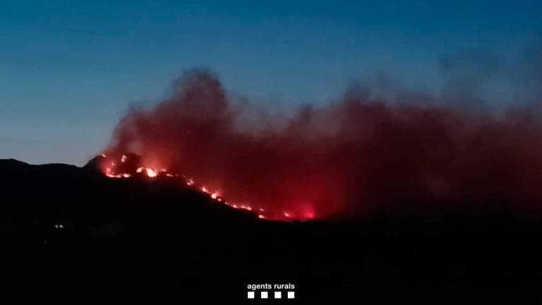 Más de 2.300 hectáreas quemadas por un incendio en Paüls (Tarragona) Más de 2.300 hectáreas quemadas por un incendio en Paüls (Tarragona)