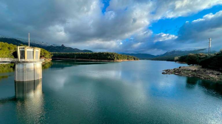 Así está el pantano de La Bolera Así está el pantano de La Bolera