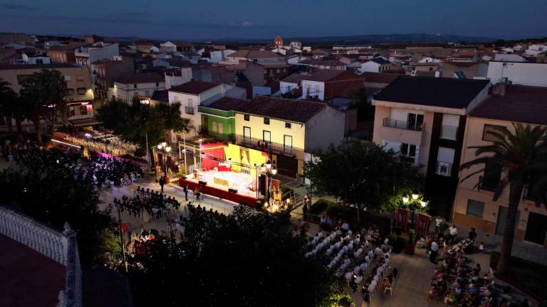 El Cristo de la Salud desde el cielo, único e irrepetible, en Villargordo El Cristo de la Salud desde el cielo, único e irrepetible, en Villargordo