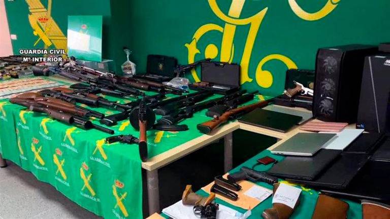 Cae una banda ilícita con más de 80 armas y con conexión a Jaén Cae una banda ilícita con más de 80 armas y con conexión a Jaén