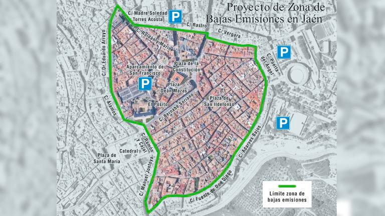 La Zona de Bajas Emisiones no contempla apenas restricciones en Jaén La Zona de Bajas Emisiones no contempla apenas restricciones en Jaén
