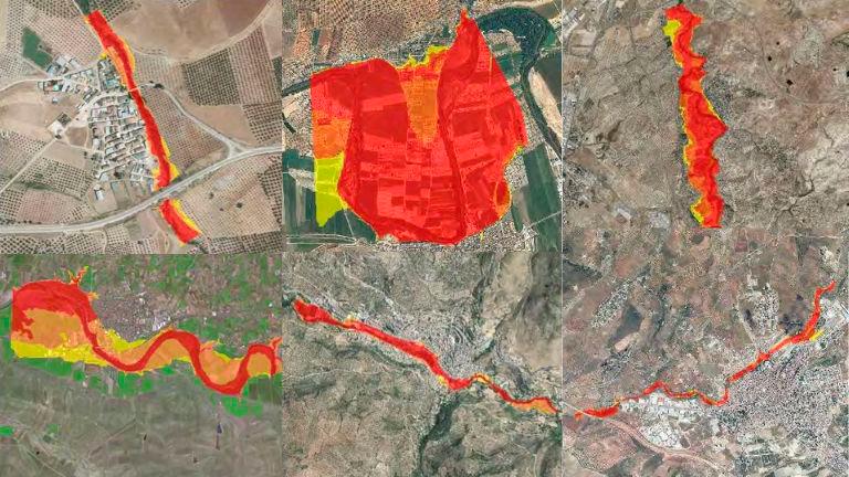 Estas son las áreas con riesgo potencial de inundación en Jaén Estas son las áreas con riesgo potencial de inundación en Jaén