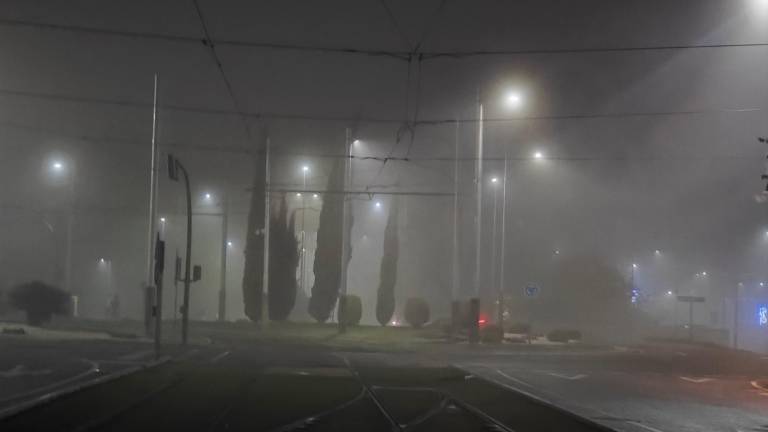 Jaén, entre la niebla de la madrugada Jaén, entre la niebla de la madrugada