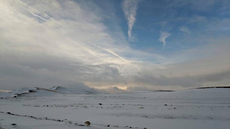 La nieve baña los campos de Sierra de Segura La nieve baña los campos de Sierra de Segura