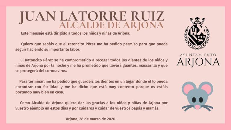 El ratoncito Pérez ha llegado a Arjona