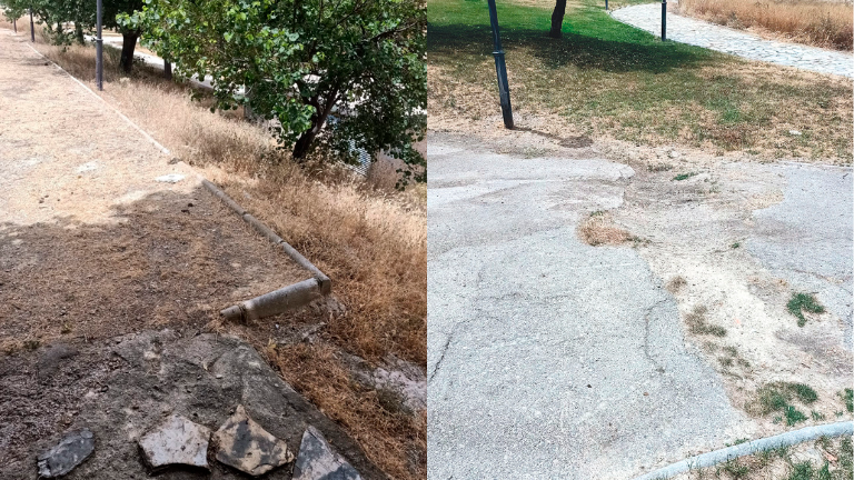 Vecinos de la capital denuncian la situación de el Parque Fuente de la Mimbre Vecinos de la capital denuncian la situación de el Parque Fuente de la Mimbre