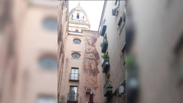 Nuevo mural para poner en valor el entorno de la Catedral de Jaén Nuevo mural para poner en valor el entorno de la Catedral de Jaén