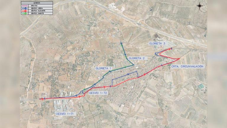 Desvíos desde este miércoles en la N-322 por obras en la travesía de Torreperogil Desvíos desde este miércoles en la N-322 por obras en la travesía de Torreperogil