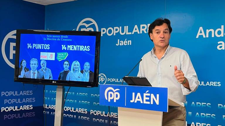 El PP hace balance de los primeros seis meses desde la moción: “Jaén avanza hacia la mentira” El PP hace balance de los primeros seis meses desde la moción: “Jaén avanza hacia la mentira”
