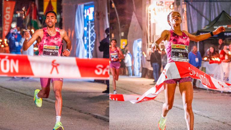 Abdessamad Oukhelfen y Mekedes Alemeshete se contagian de la magia de San Antón Abdessamad Oukhelfen y Mekedes Alemeshete se contagian de la magia de San Antón