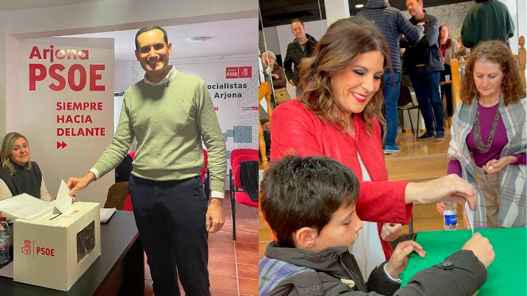 Primarias del PSOE de Jaén: Latorre y Férriz ejercen su derecho al voto Primarias del PSOE de Jaén: Latorre y Férriz ejercen su derecho al voto