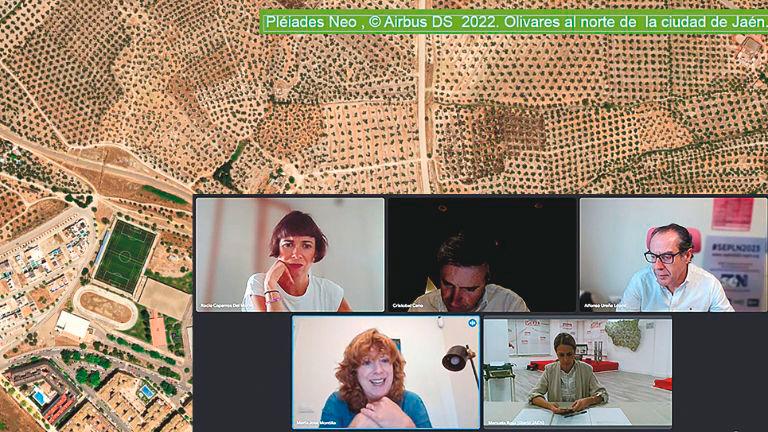 Conexión espacio y olivar en Jaén Conexión espacio y olivar en Jaén