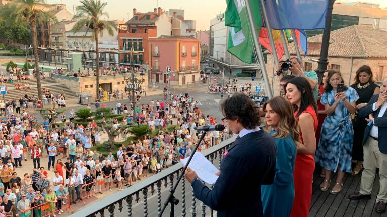 Curro Díaz habla desde el sentir linarense para dar inicio a la feria Curro Díaz habla desde el sentir linarense para dar inicio a la feria