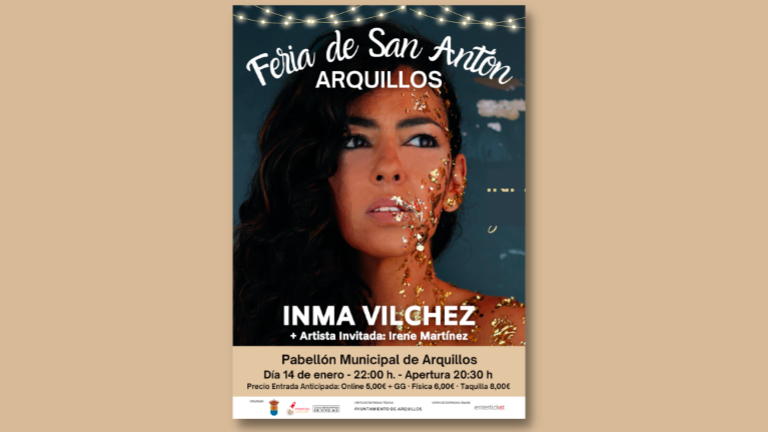 Inma Vilchez por San Antón en Arquillos Inma Vilchez por San Antón en Arquillos