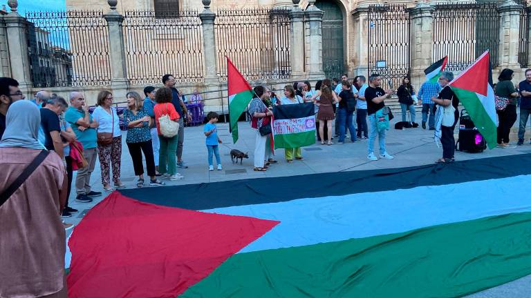Nueva concentración en solidaridad con Palestina Nueva concentración en solidaridad con Palestina