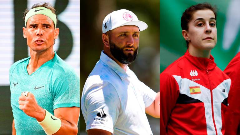 Rafa Nadal, Jon Rahm o Carolina Marín quieren quitarse en París el regusto amargo de Tokio Rafa Nadal, Jon Rahm o Carolina Marín quieren quitarse en París el regusto amargo de Tokio