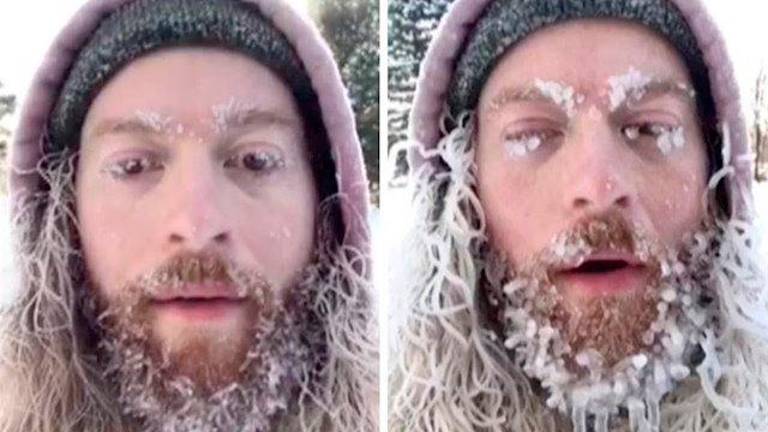 Experimento: ¿Cuánto tarda la barba en congelarse a temperaturas bajo cero? Experimento: ¿Cuánto tarda la barba en congelarse a temperaturas bajo cero?