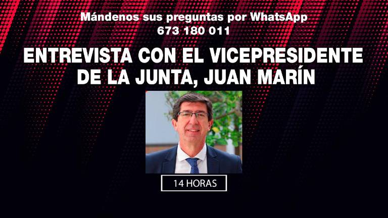 Juan Marín: “Lo importante ahora es atacar juntos a esta crisis sanitaria” Juan Marín: “Lo importante ahora es atacar juntos a esta crisis sanitaria”