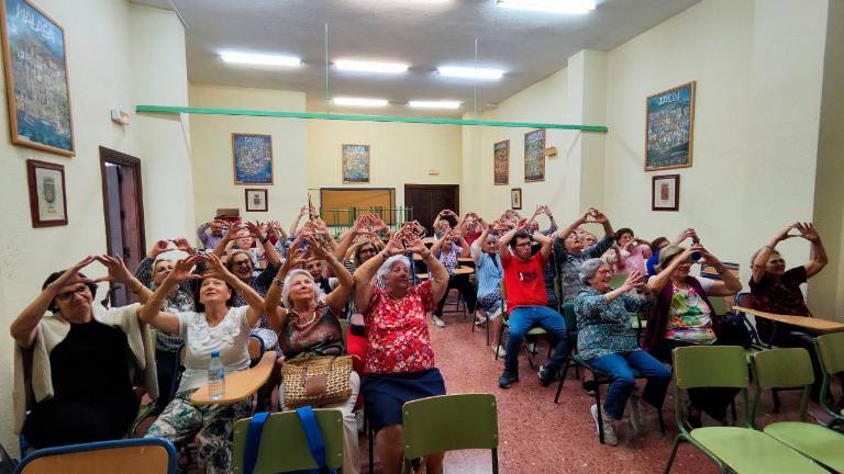 Cantan ‘Mi gran noche’ en el Centro Pedro Escavias de Andújar Cantan ‘Mi gran noche’ en el Centro Pedro Escavias de Andújar