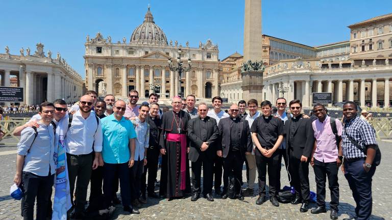Encuentro en Roma entre León XIV y el obispo de la Diócesis de Jaén Encuentro en Roma entre León XIV y el obispo de la Diócesis de Jaén