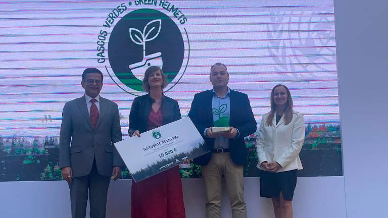 Un instituto jiennense premiado por la iniciativa Cascos Verdes Un instituto jiennense premiado por la iniciativa Cascos Verdes