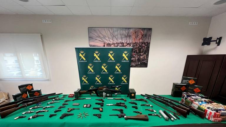 La Guardia Civil incauta en Jaén un arsenal de armas y desarticula un grupo de traficantes