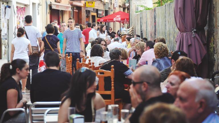 Hosteleros, “a tope” durante los días de feria, con o sin terraza