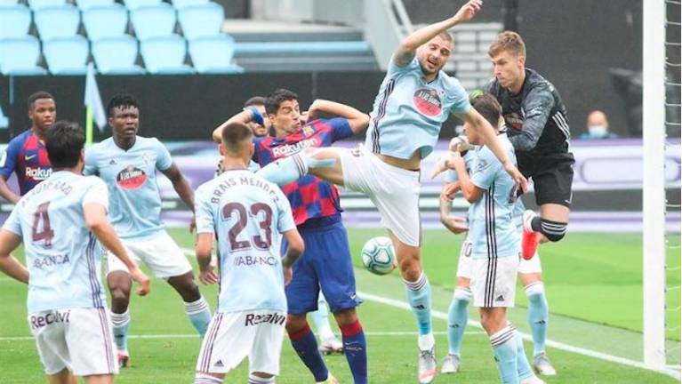 Iago Aspas frustra a un Barça que no terminar de brillar