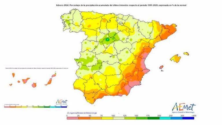 Este invierno es el más cálido en la serie histórica en España Este invierno es el más cálido en la serie histórica en España