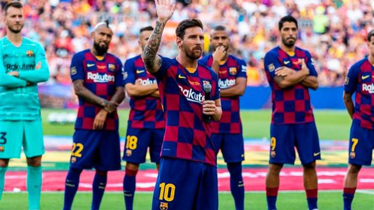 Preocupación en el Barcelona por la lesión muscular de Messi Preocupación en el Barcelona por la lesión muscular de Messi