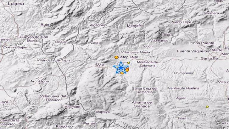 Dos seísmos de 3,6 y 3,5 grados sacuden Huétor-Tájar y Salar (Granada) sin causar daños Dos seísmos de 3,6 y 3,5 grados sacuden Huétor-Tájar y Salar (Granada) sin causar daños