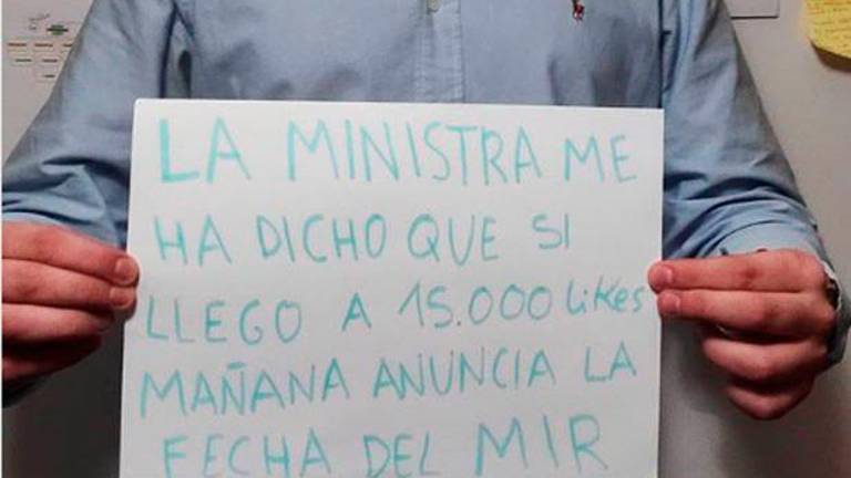 Un villacarrillense tira de ingenio en Instagram para reivindicar la fecha del MIR Un villacarrillense tira de ingenio en Instagram para reivindicar la fecha del MIR