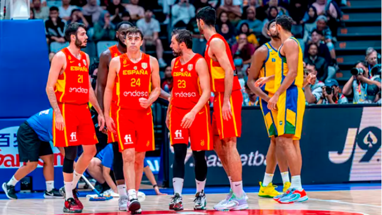 España vence con firmeza a Brasil y certifica la segunda fase en el Mundial de Baloncesto España vence con firmeza a Brasil y certifica la segunda fase en el Mundial de Baloncesto