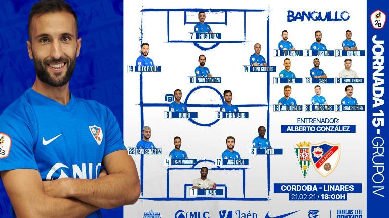 Neto remplaza a Perejón en el once del Linares Neto remplaza a Perejón en el once del Linares