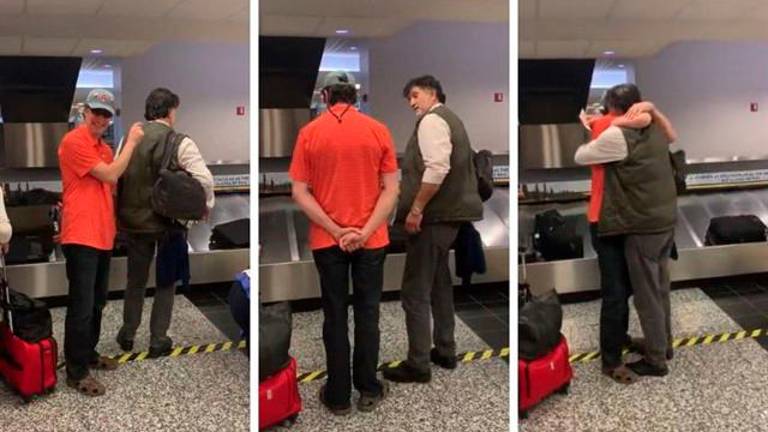Emotivo reencuentro de dos hermanos tras 20 años sin verse Emotivo reencuentro de dos hermanos tras 20 años sin verse