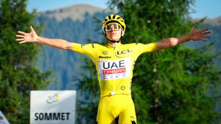 La contrarreloj de Niza otorga el tercer triunfo a Tadej Pogacar en el Tour de Francia La contrarreloj de Niza otorga el tercer triunfo a Tadej Pogacar en el Tour de Francia