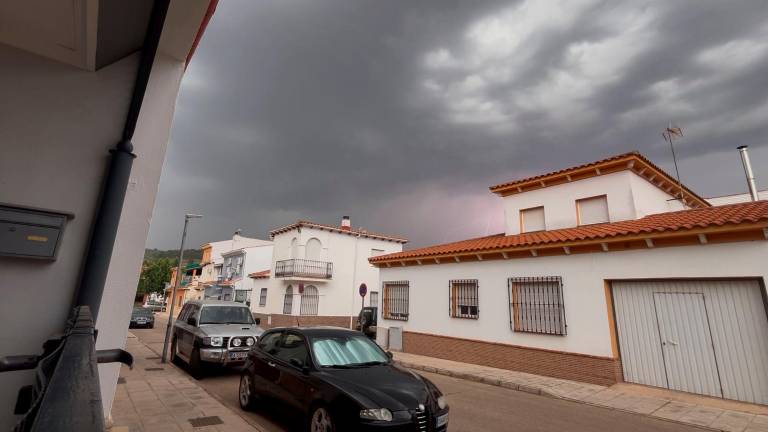 Las primeras tormentas descargan ya en varios puntos de la provincia de Jaén Las primeras tormentas descargan ya en varios puntos de la provincia de Jaén